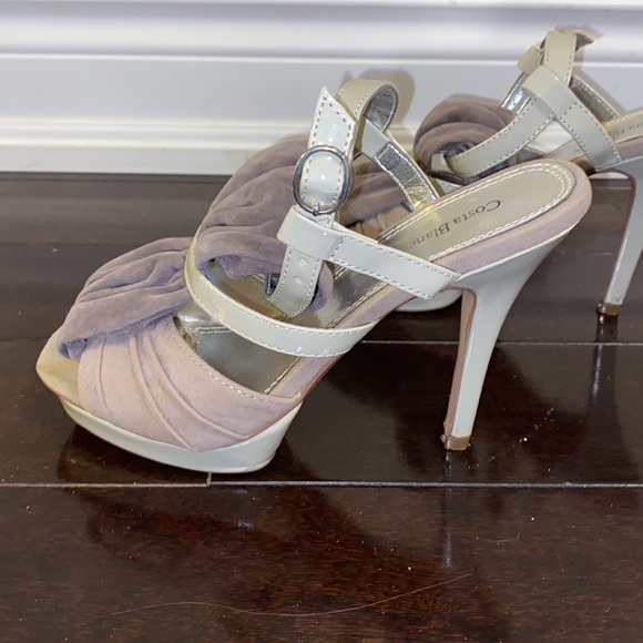 Cool gray costaBlancaX high heel as new - Picture 3 of 5